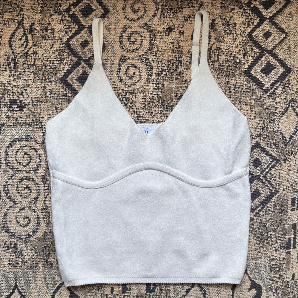 DISSH Serge Off White Knit Top | US 8